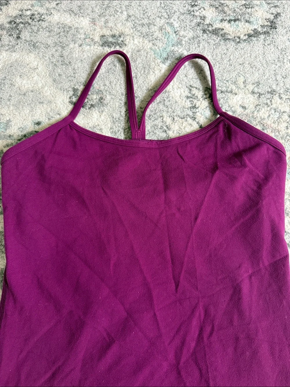 Lululemon Power Y Tank Purple